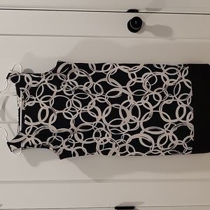 Black and white dress